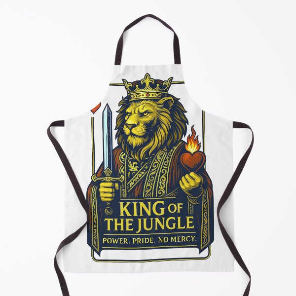Item preview, King of the Jungle – King of Hearts Playing Card designed and sold by the-dovlat.