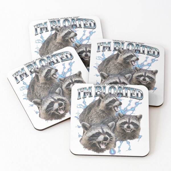Item preview, Stomachache Funny Raccoon designed and sold by Tannermayer.