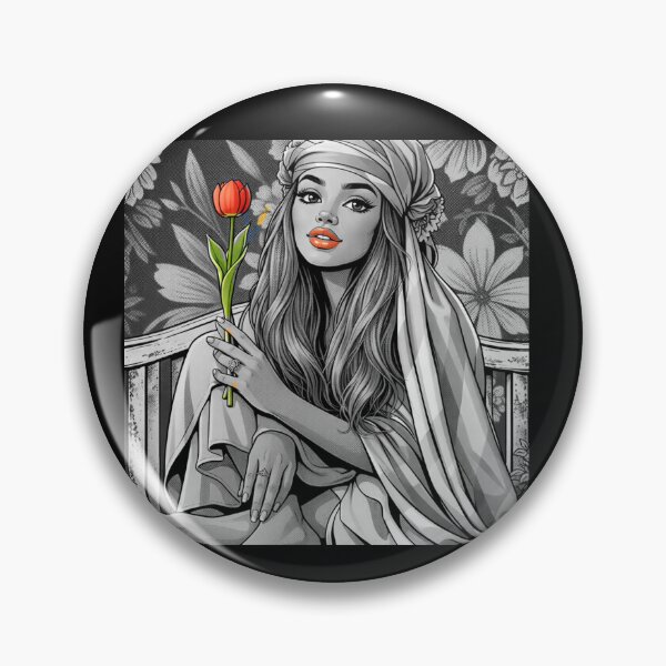 Item preview, Pop Art: Tulip Girl Arty designed and sold by halibutgoatramb.