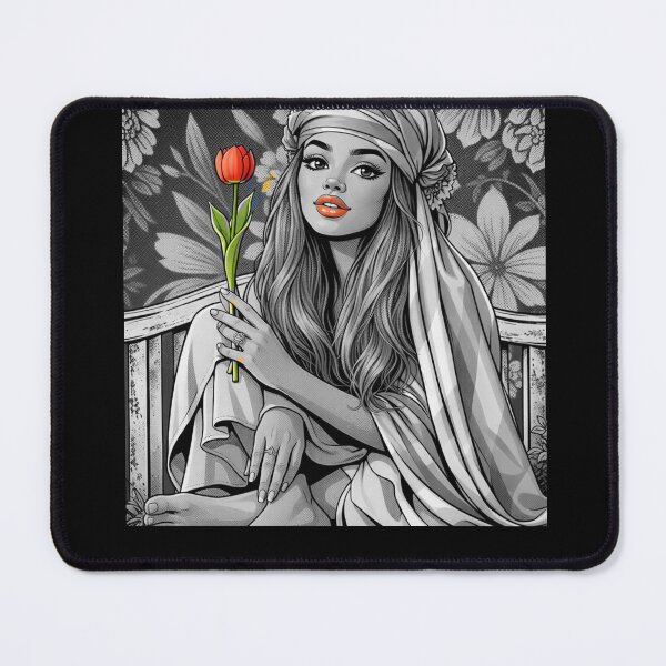 Item preview, Pop Art: Tulip Girl Arty designed and sold by halibutgoatramb.