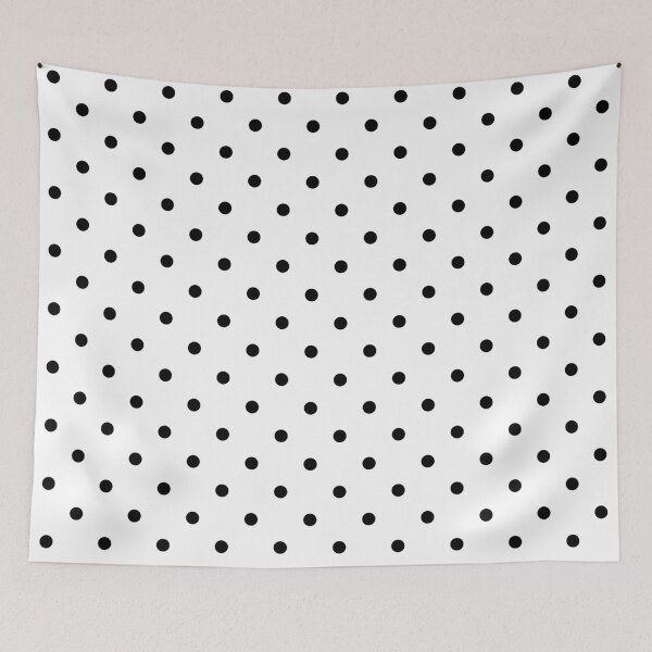 Item preview, White and Black Polka dots  designed and sold by POLKAIWERX.
