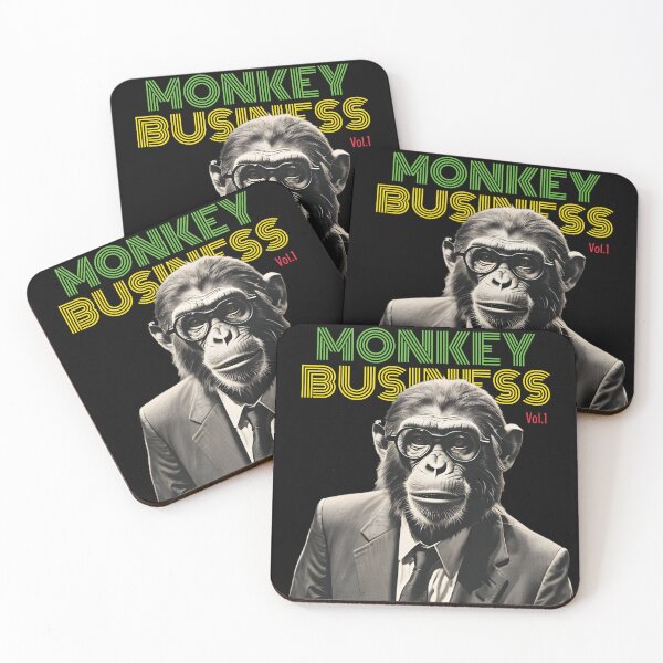 Item preview, Monkey Business Vol.1 | Rasta Edition Black Tee Cool Vintage Animal  designed and sold by SeNsArtGallery.