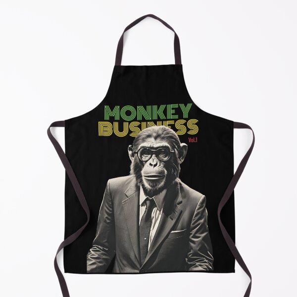 Item preview, Monkey Business Vol.1 | Rasta Edition Black Tee Cool Vintage Animal designed and sold by SeNsArtGallery.