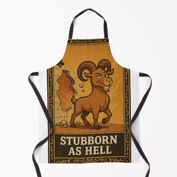 Item preview, Aries – Funny Vintage Zodiac Card designed and sold by the-dovlat.
