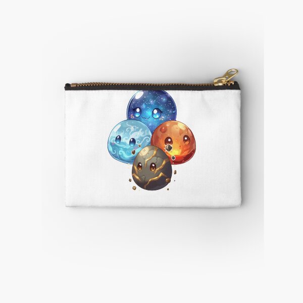 Item preview, Monzora – Heart of the Fourfold Elements | Cute Elemental Slime Fantasy Art designed and sold by Monzora.