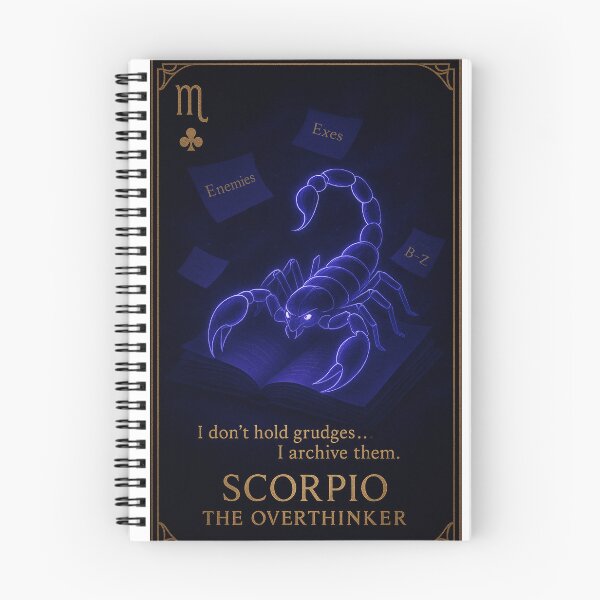 Item preview, Scorpio The Overthinker – I Don’t Hold Grudges, I Archive Them designed and sold by the-dovlat.