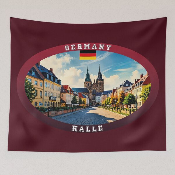 Item preview, Halle Germany Travel designed and sold by Thistle-TShop.