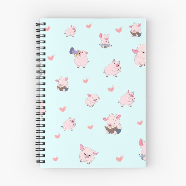 Item preview, Cute Pink Pig Pattern with Hearts | Kawaii Farm Animal Illustration designed and sold by Meenova Art.