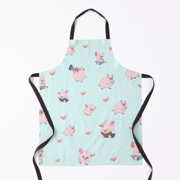 Item preview, Cute Pink Pig Pattern with Hearts | Kawaii Farm Animal Illustration designed and sold by Meenova Art.