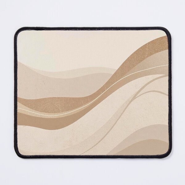 Item preview, Sienna Swell Modern Organic Wave Abstract in Earth Tones designed and sold by Cozyartsss.
