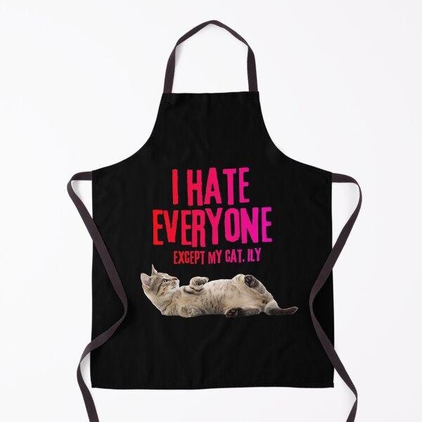 Item preview, I Hate Everyone Except My Cat Shirt – Funny Cat Lover Gift designed and sold by LAVegasVibes .