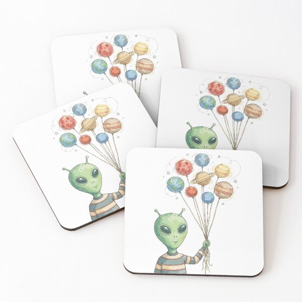 Item preview, Funny Alien: Balloon Planet designed and sold by bapupa.
