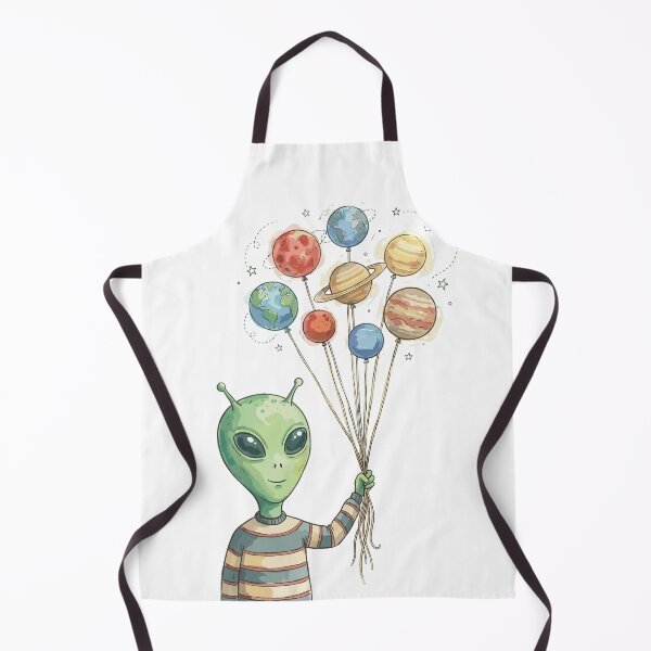 Item preview, Funny Alien: Balloon Planet designed and sold by bapupa.