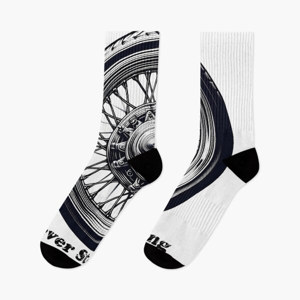 Item preview, Never Stop Rolling - Vintage Motorcycle Design designed and sold by DrawDrip.