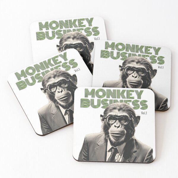 Item preview, Monkey Business Vol.1 | Lime Green White Tee Cool Vintage  designed and sold by SeNsArtGallery.