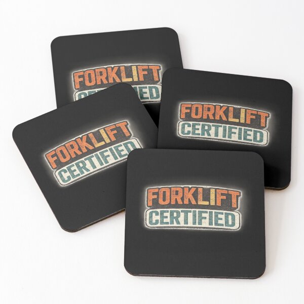 Item preview, Forklift Certified Retro Typography designed and sold by RetroNibylander.