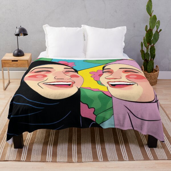 Item preview, Laughing friends in a colorful pop art design designed and sold by Mauswohn.