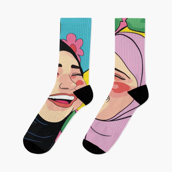 Item preview, Laughing friends in a colorful pop art design designed and sold by Mauswohn.