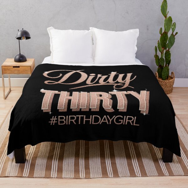 Item preview, 30th Birthday Girly Rose Dirty Thirty  designed and sold by CombatTask.