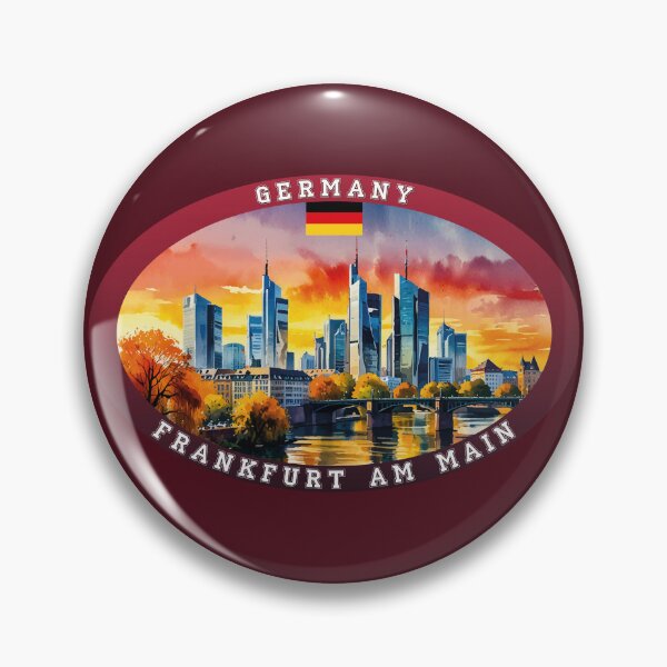 Artikelvorschau, Frankfurt am Main, Deutschland – Reisen entworfen und verkauft von Thistle-TShop.