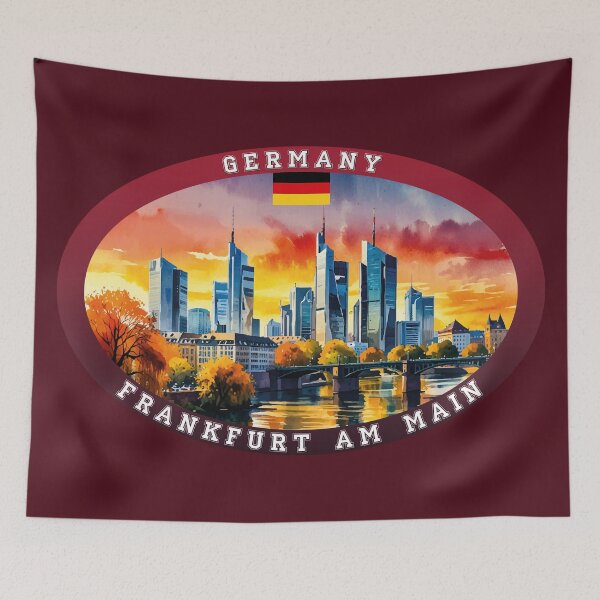 Item preview, Viajes a Fráncfort del Meno, Alemania designed and sold by Thistle-TShop.