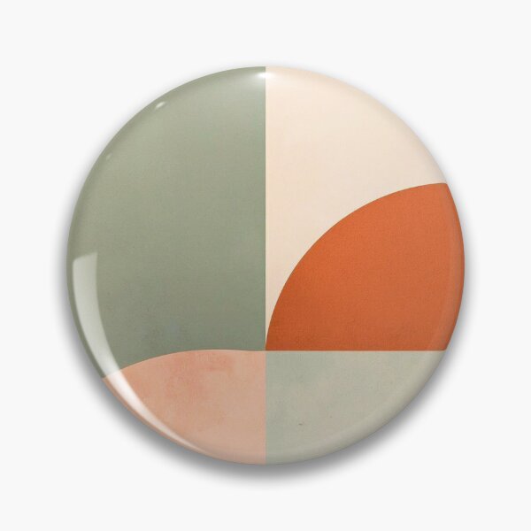 Item preview, Muted Sun: Mid-Century Modern Geometric Abstract in Sage and designed and sold by Cozyartsss.