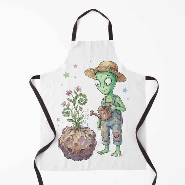 Item preview, Funny Alien: Plant-Watering Martian designed and sold by bapupa.