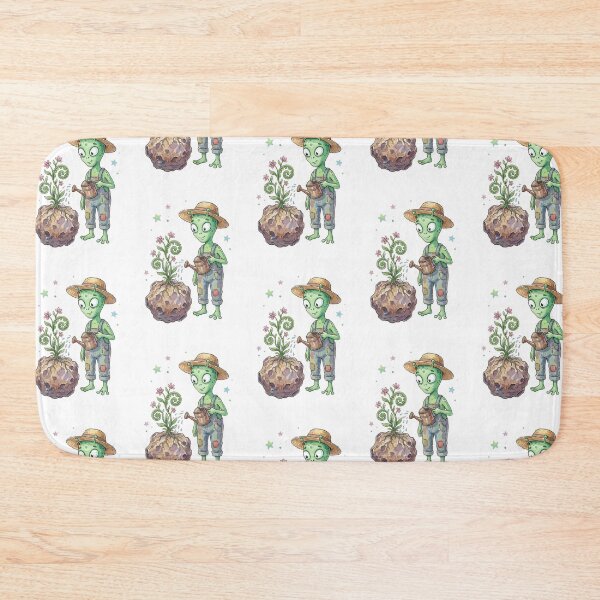 Item preview, Funny Alien: Plant-Watering Martian designed and sold by bapupa.