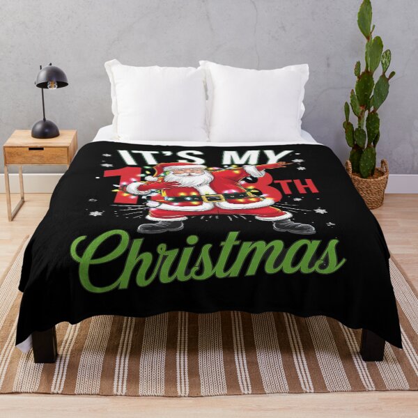 Item preview, Xmas Lighting Dabbing Santa It's My 18th Christmas BirthdayXmas designed and sold by angolinnArt.