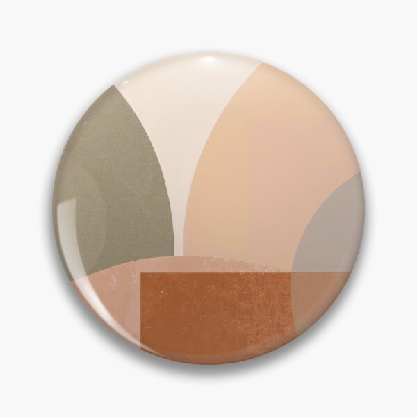 Item preview, Earthbound Geometry: Mid-Century Modern Abstract with Circles and Squares designed and sold by Cozyartsss.