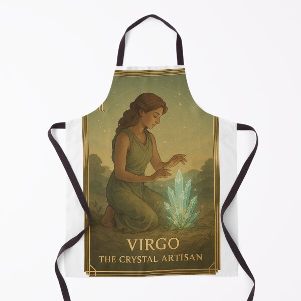 Item preview, Virgo The Crystal Artisan – Calm Mystic Tarot Card designed and sold by the-dovlat.
