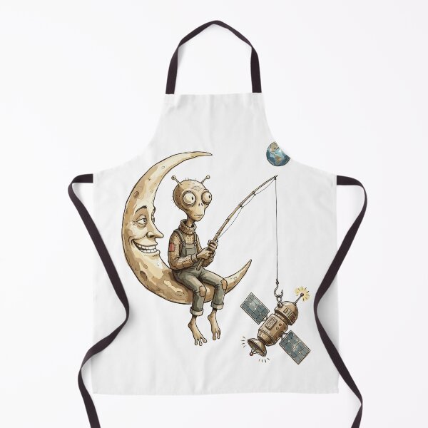 Item preview, Funny Alien: Satellite Fishing designed and sold by bapupa.