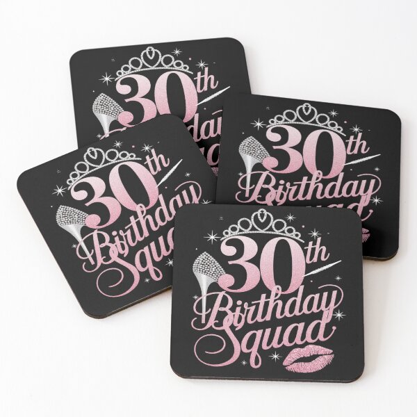 Item preview, 30th Birthday Squad 30 Year Old Birthday Crew High Heel  designed and sold by CombatTask.