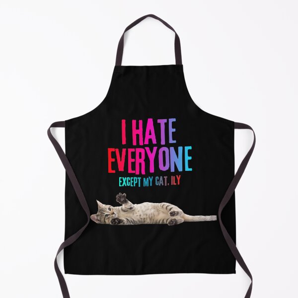 Item preview, I Hate Everyone Except My Cat – Anti Valentine Cat Shirt designed and sold by LAVegasVibes .