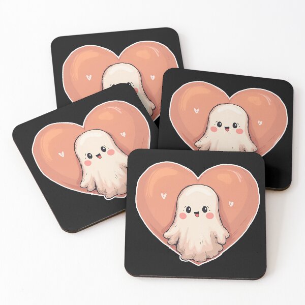 Item preview, Cute Ghost in Heart – Adorable Love Spirit Aesthetic Design designed and sold by cr6zym1nd.