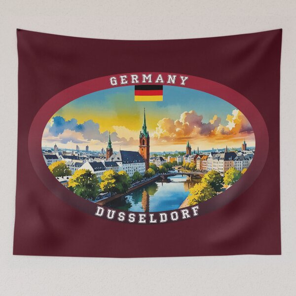 Item preview, Dusseldorf Germany Travel designed and sold by Thistle-TShop.
