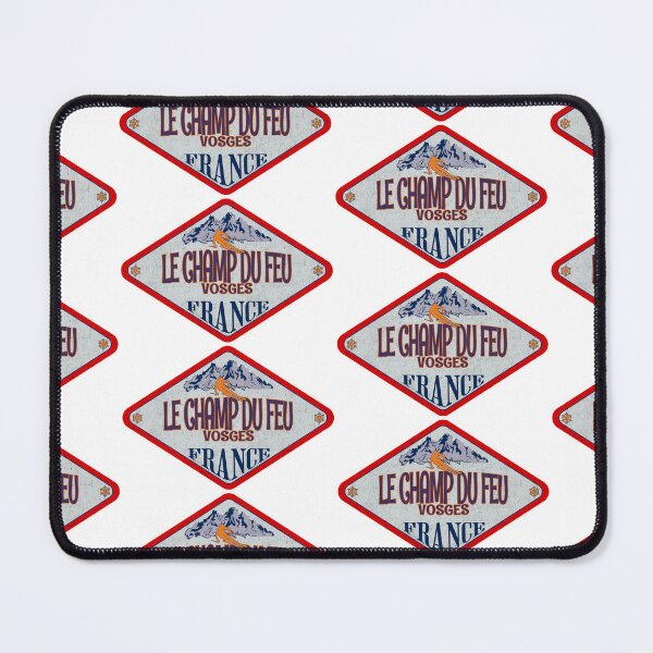 Item preview, Le Champ du Feu, Vosges, France, Vintage skiing badge design designed and sold by Wanderful-roads.