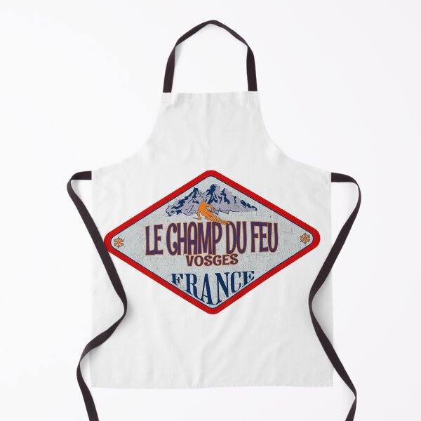 Item preview, Le Champ du Feu, Vosges, France, Vintage skiing badge design designed and sold by Wanderful-roads.
