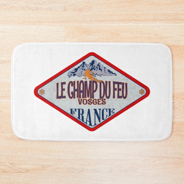 Item preview, Le Champ du Feu, Vosges, France, Vintage skiing badge design designed and sold by Wanderful-roads.