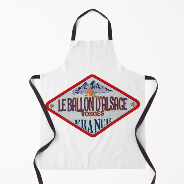 Item preview, Le Ballon d’Alsace, Vosges, France, Vintage skiing badge design designed and sold by Wanderful-roads.
