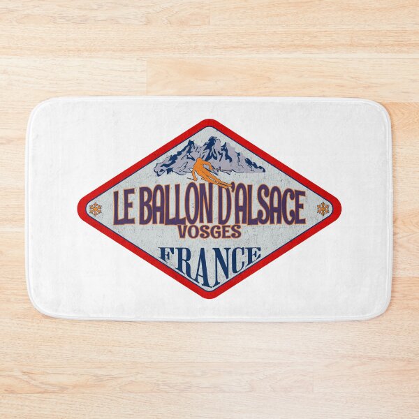 Item preview, Le Ballon d’Alsace, Vosges, France, Vintage skiing badge design designed and sold by Wanderful-roads.