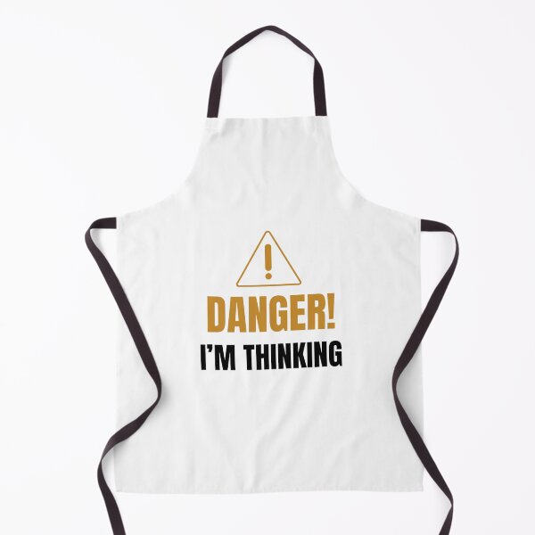 Item preview, Danger I'm Thinking Funny Quote designed and sold by Razan Design Studio.