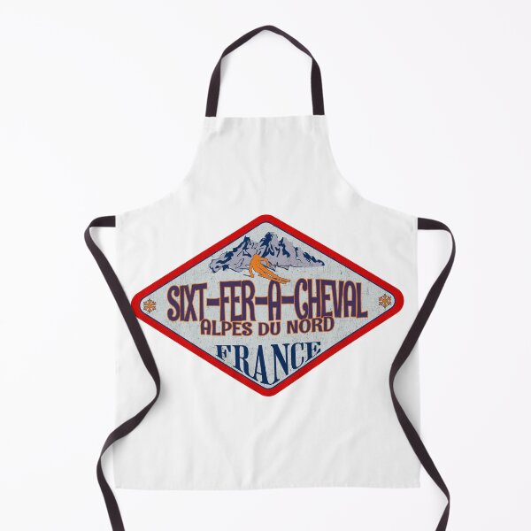 Item preview, Sixt-Fer-à-Cheval, Alpes du Nord, France, Vintage skiing badge design designed and sold by Wanderful-roads.
