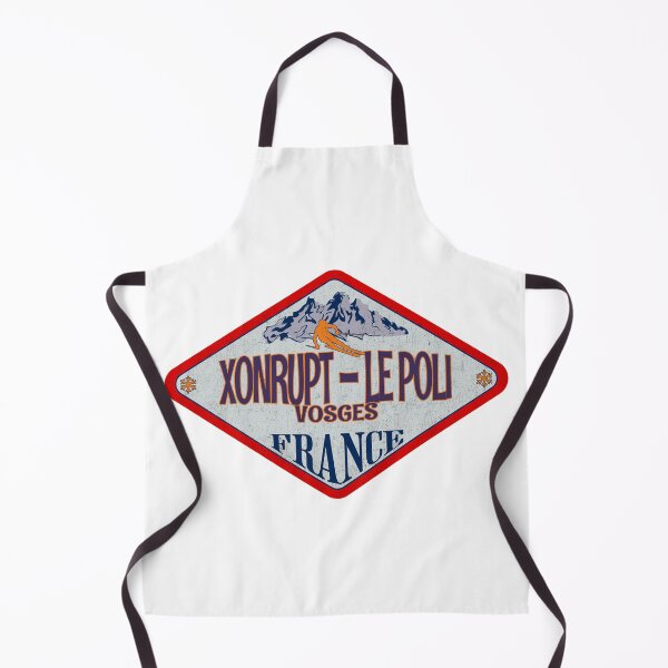 Item preview, Xonrupt – Le Poli, Vosgos, Francia, Diseño de insignia de esquí vintage designed and sold by Wanderful-roads.