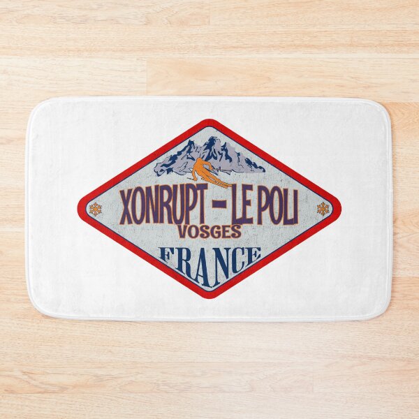 Item preview, Xonrupt – Le Poli, Vosgos, Francia, Diseño de insignia de esquí vintage designed and sold by Wanderful-roads.