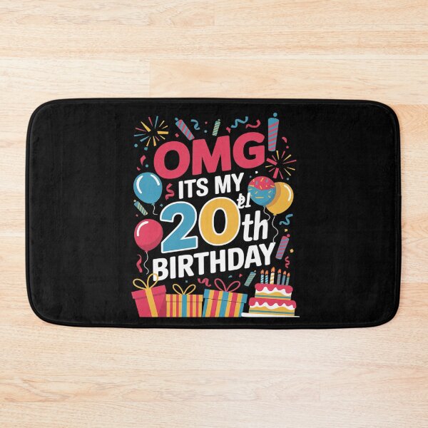 Item preview, 20 Year Old Birthday Party Omg Happy 20th Birthday designed and sold by angolinnArt.