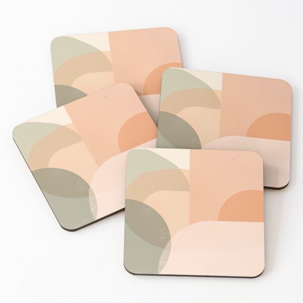 Item preview, Terra Arch: Mid-Century Modern Geometric Abstract with Organic designed and sold by Cozyartsss.