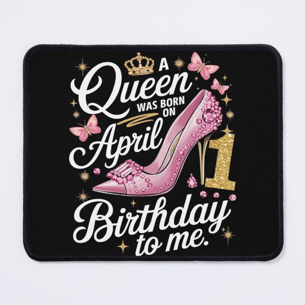 Item preview, A Queen Was Born on April 1, 1st April Birthday 2  designed and sold by joyouartArt.