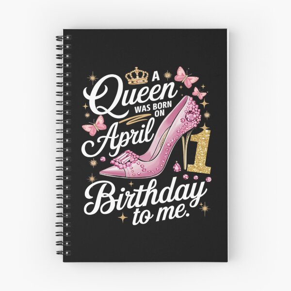 Item preview, A Queen Was Born on April 1, 1st April Birthday 2  designed and sold by joyouartArt.