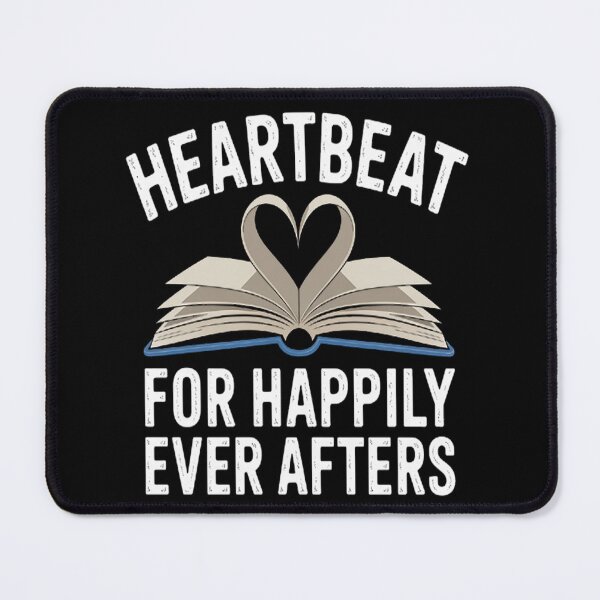 Item preview, Heartbeat For Happy Endings Book Lover designed and sold by gandebro.